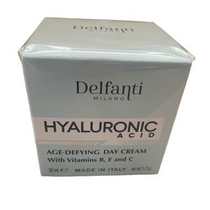 NWT Delfanti MILANO Hyaluronic Acid Age-Defying Day Cream – 50ml (Sealed)